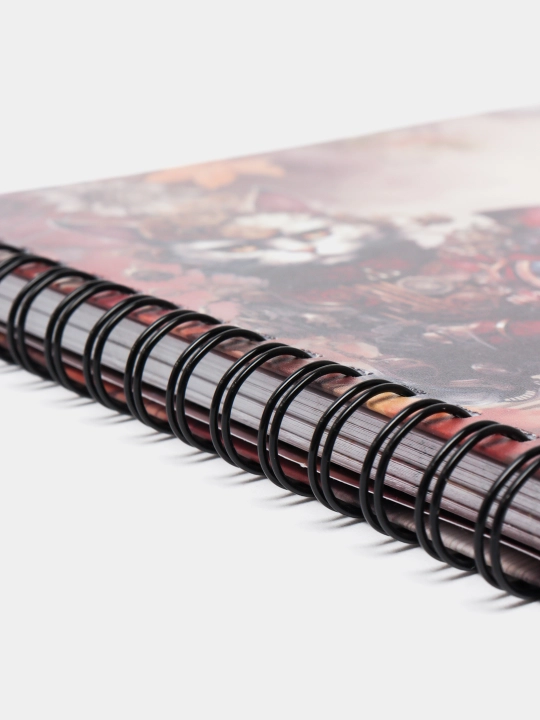 Bloknot "Maroon Steampunk" uslubidagi