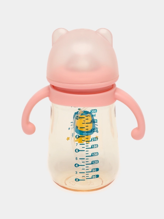 Детская бутылочка для кормления, с ручками и соской, антиколиковая Zi Store