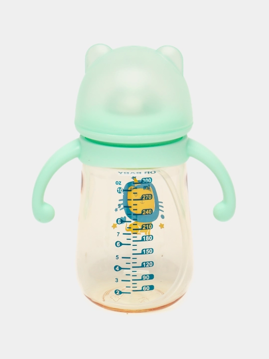 Детская бутылочка для кормления, с ручками и соской, антиколиковая Zi Store