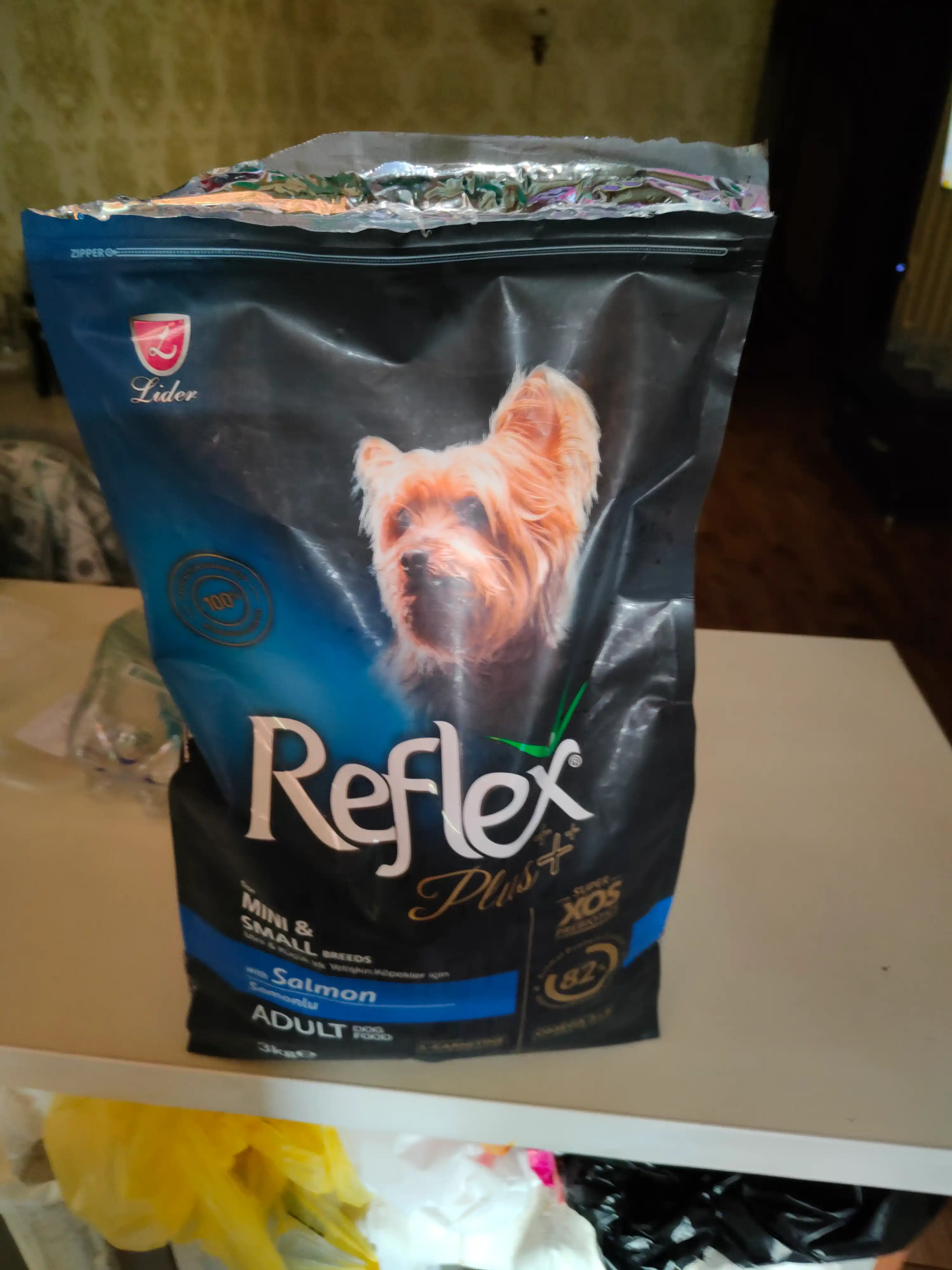 Reflex Plus Adult  сухой корм для взрослых собак мелких пород с лососем, 3 кг