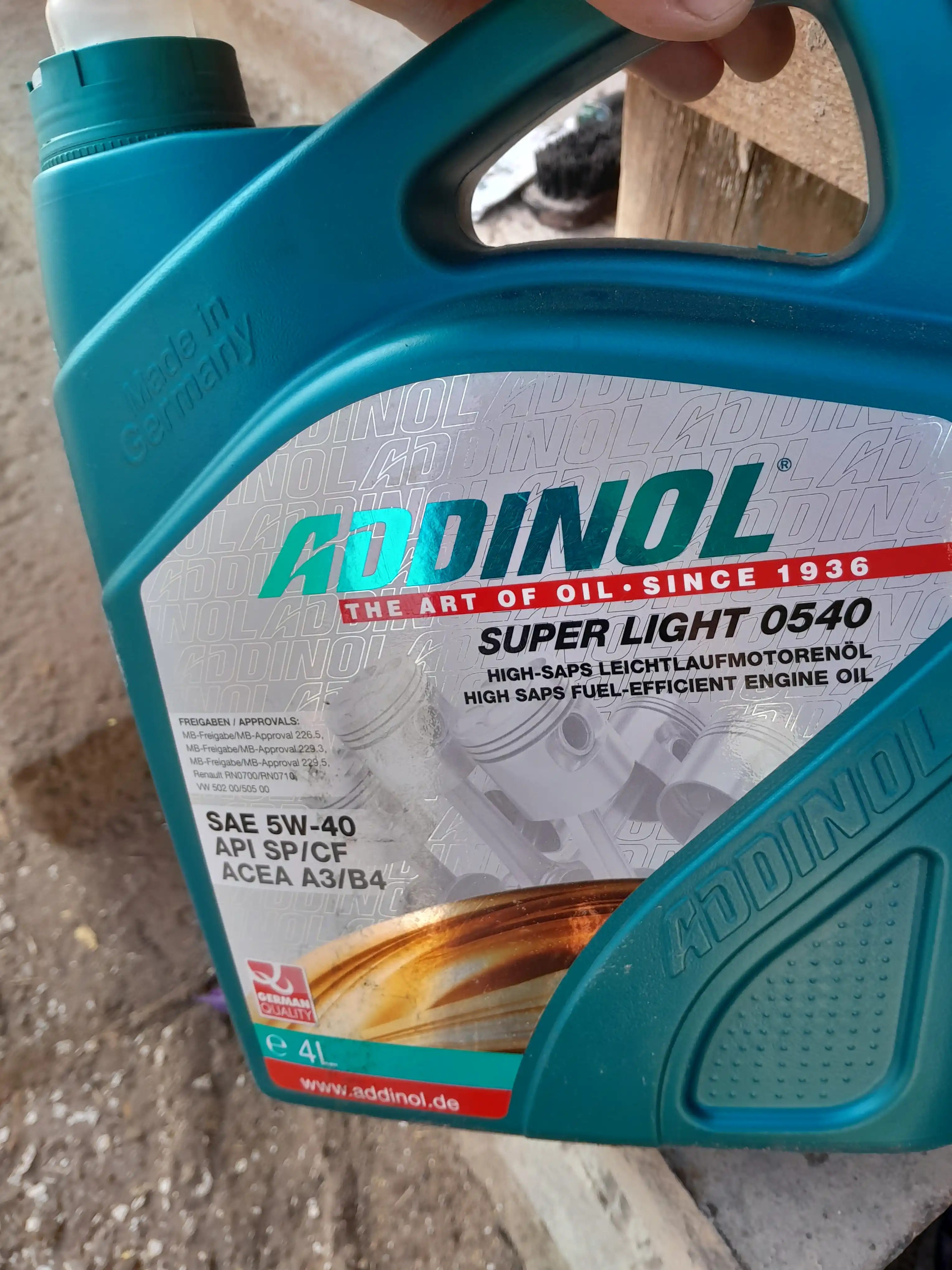 Sintetik motor moyi Addinol Super Light 5W-40