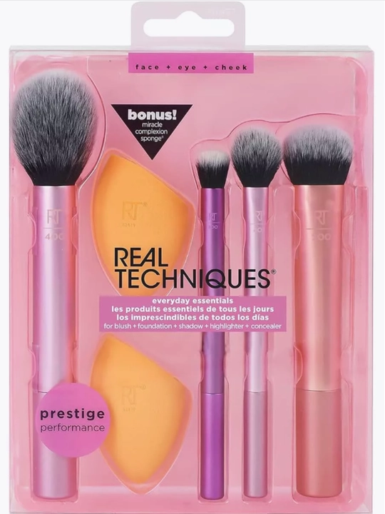 Kosmetik cho'tkalar to'plami Real Techniques, 2 dona sponj - 