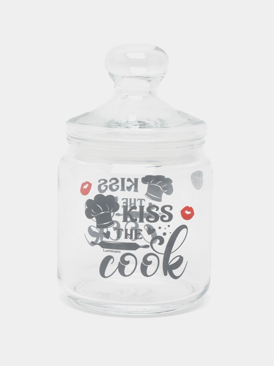 Sochiluvchan moddalarni saqlash uchun Luminarc shisha bankalar to‘plami,500ml/750ml/1000ml