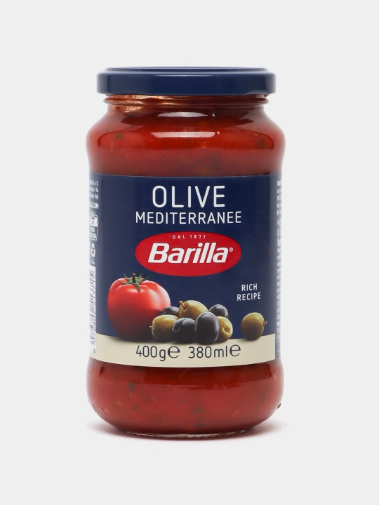 Pomidor sousi Barilla Olive qora va yashil zaytun, 400 g