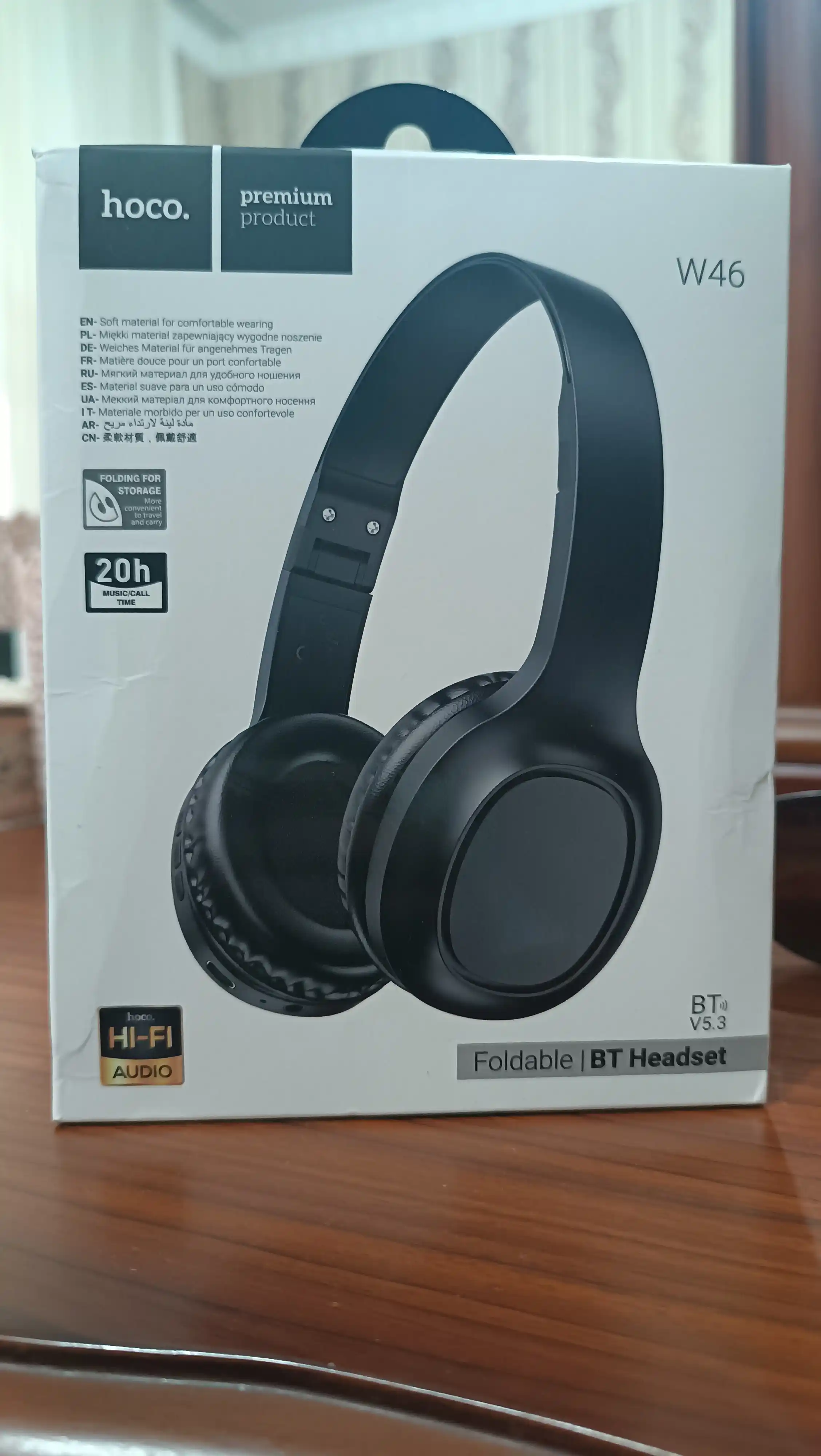 Наушники полноразмерные Bluetooth HOCO W46