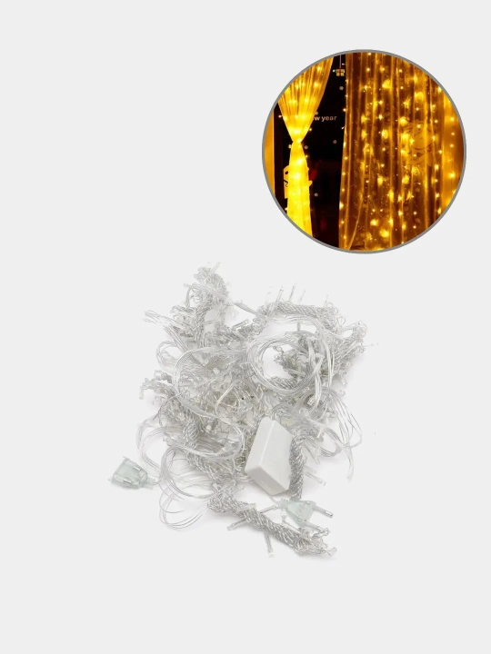 LED parda, elektr girlyanda