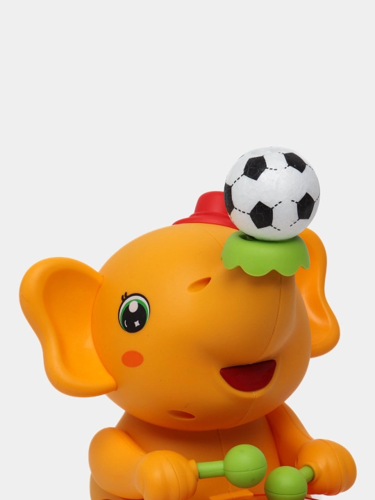 Игрушечный слон и летающий мяч, интерактивная игрушка