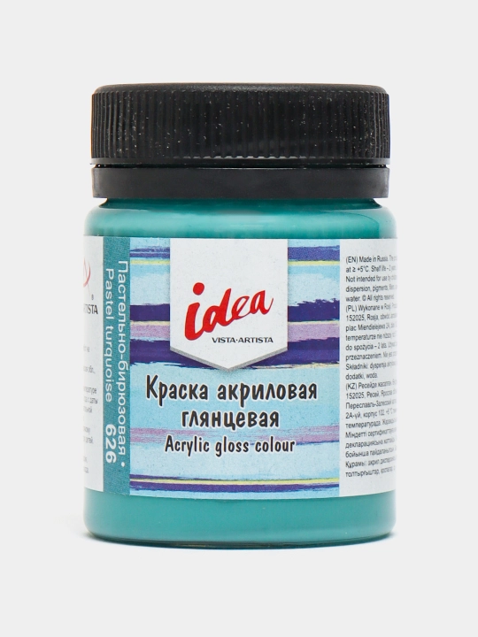 "VISTA-ARTISTA" akril bo‘yog‘i idea IGA-50 50 ml 626 Pastel-feruza
