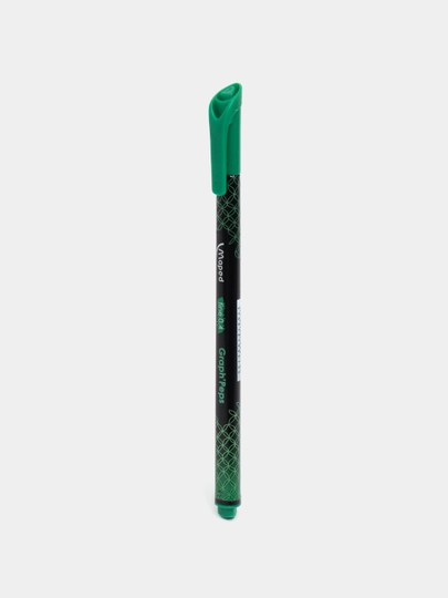 Ручка фетровая FINE POINT DECO GRAPH PEPS GREEN BOX X12 749003 - 