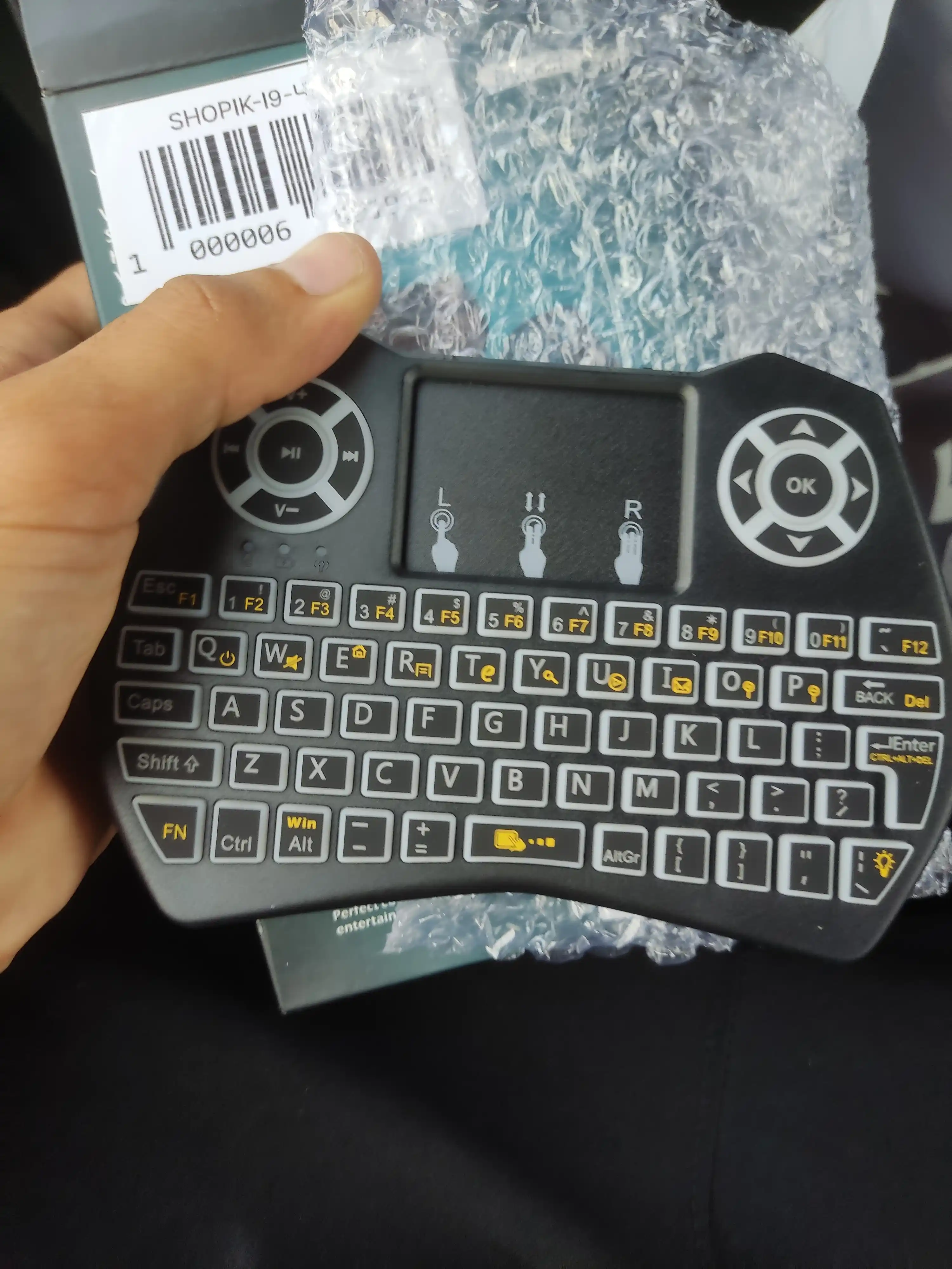Universal simsiz mini klaviatura