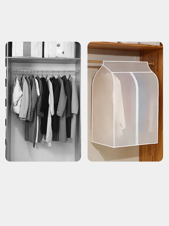 Чехол-кофр для одежды на молнии PEVA, водонепроницаемый, большой, для хранения вещей