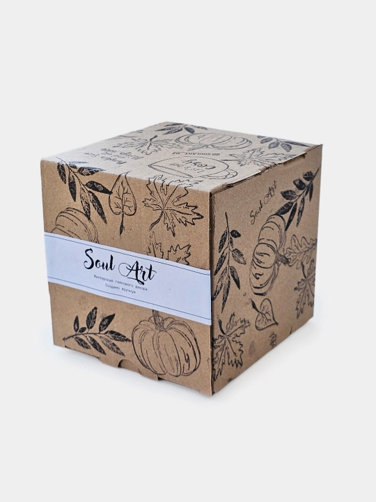 Декоративная шкатулка в виде тыквы, Soulart