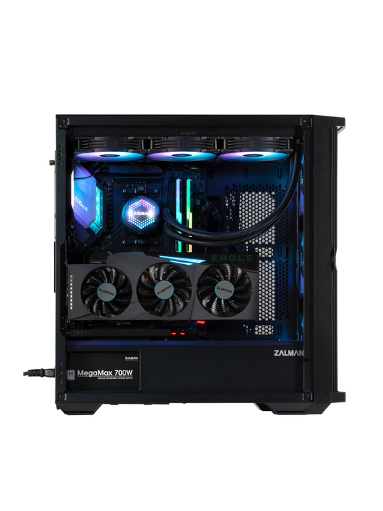 Zalman Z10 Duo kompyuter korpusi, RGB, 4 ventilyator to'plamda, Mesh paneli + shisha