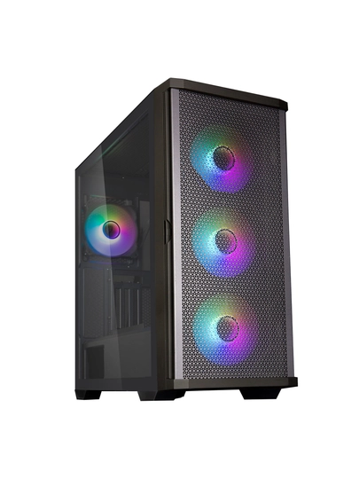 Zalman Z10 Duo kompyuter korpusi, RGB, 4 ventilyator to'plamda, Mesh paneli + shisha
