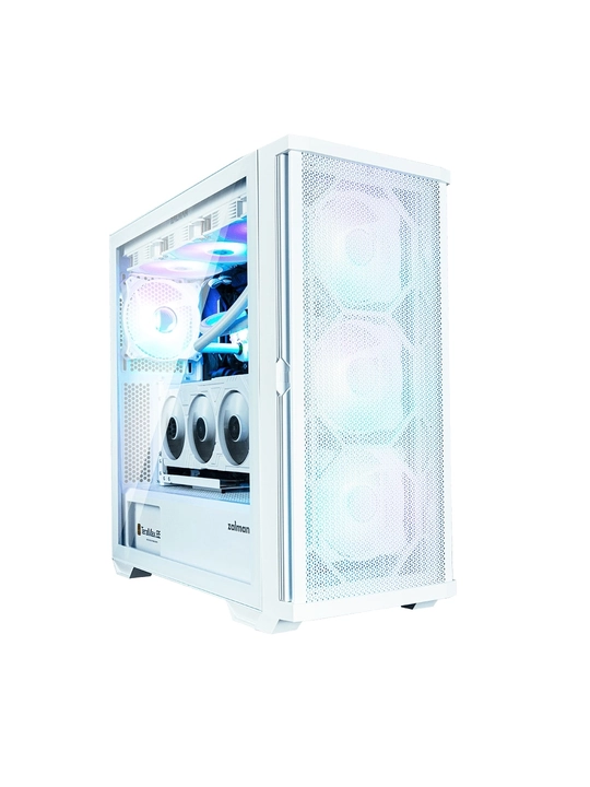 Компьютерный корпус Zalman Z10 Duo, 4 вентилятора в комплекте, RGB, Mesh панель + стекло