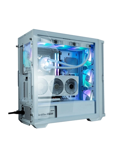 Компьютерный корпус Zalman Z10 Duo, 4 вентилятора в комплекте, RGB, Mesh панель + стекло