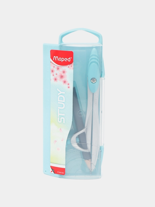 Циркуль Maped STUDY silver/gold