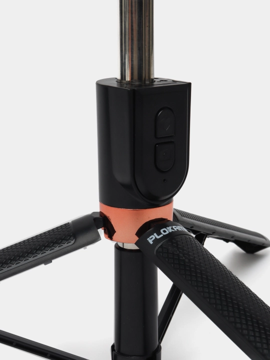 Tripod stendi, selfi tayoqchasi + LED chiroq, jonli efir uchun, 200 sm