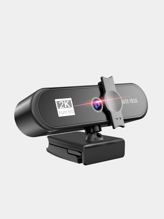 Kompyuter va noutbuk uchun veb-kamera, 1 oy kafolati bilan USB veb-kamera, 2K, Full HD