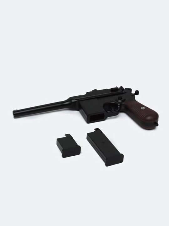 Metall to'pponcha K112-S, C.55, C2, o'yinchoq pistolet glushitel bilan