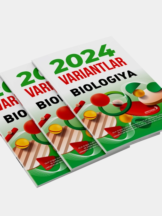 Биология, Варианты 2024, сборник тестов, на узбекском