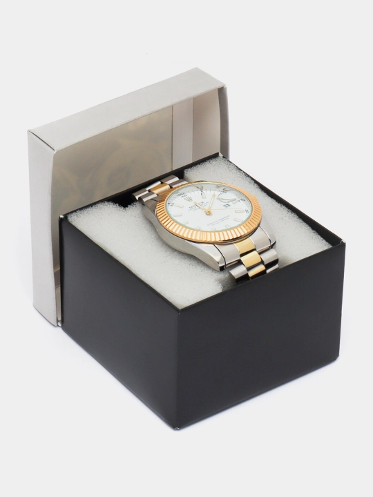 Мужские наручные часы Datejust, с кварцевым механизмом, в подарочной коробке