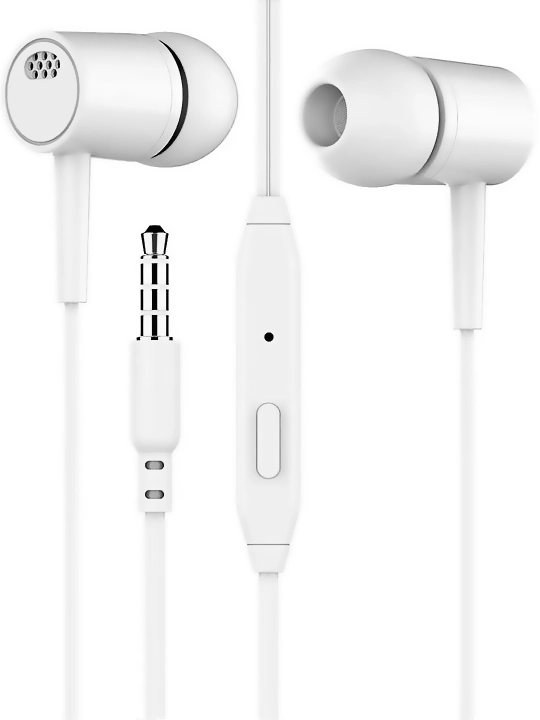Vakuumli simli quloqchinlar HI FI, mikrofon bilan, Jack 3.5