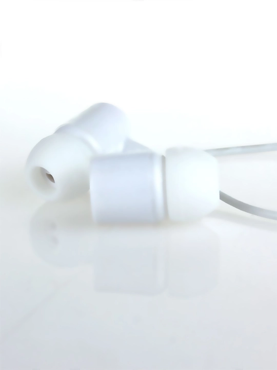 Vakuumli simli quloqchinlar HI FI, mikrofon bilan, Jack 3.5