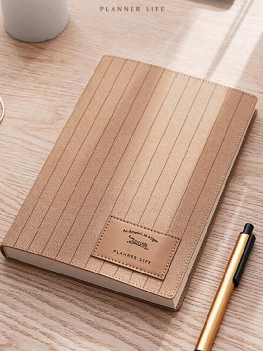 Notepad Record Life-A5-100 gr, 96 l, jigarrang