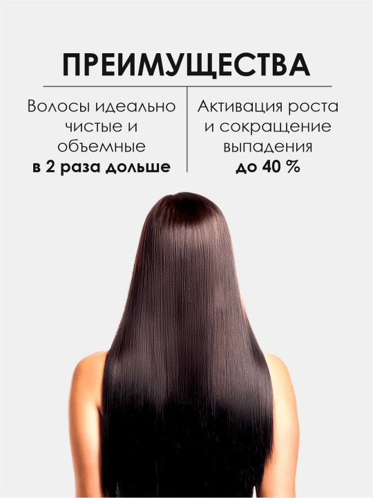 Щетка-массажер силиконовый для кожи головы, для мытья волос с удобной ручкой "Кактус"