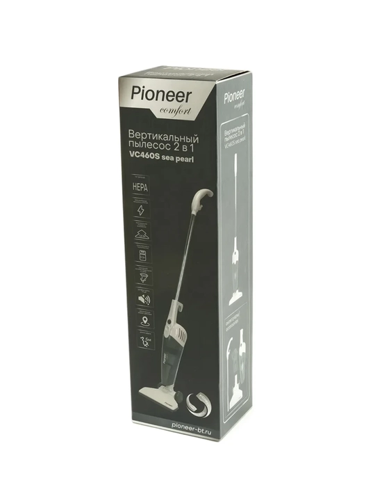 Вертикальный пылесос, Pioneer VC460S, Япония