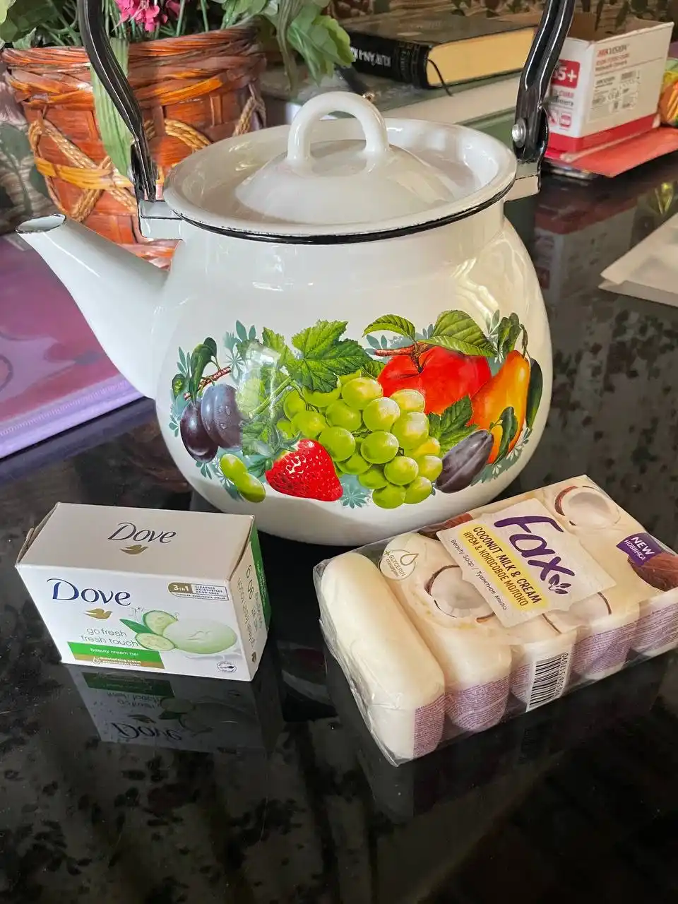 Emallangan sferik choynak, 3.5 litr KMZ