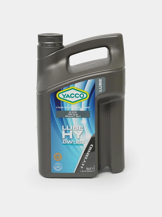 YACCO LUBE HY 0W-20 DEXOS-1 GEN2/3 - 100% синтетическое моторное масло 5 литров