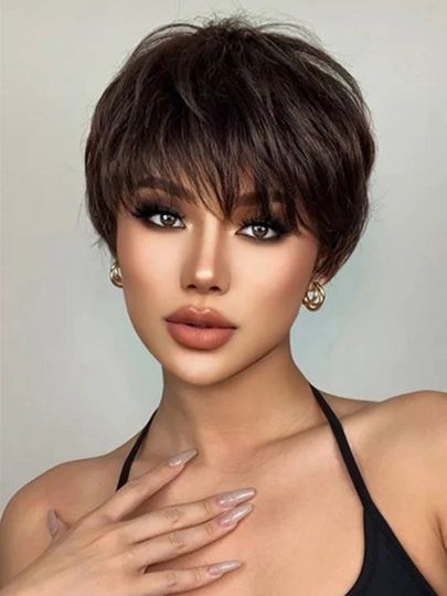 Парик короткая модная стрижка