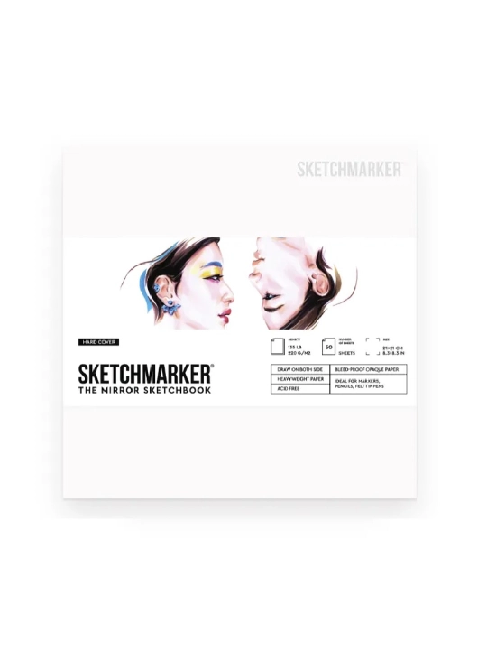 Sketchbuk Sketchmarker Mirror, 163 x 163 mm, 220 g / m2