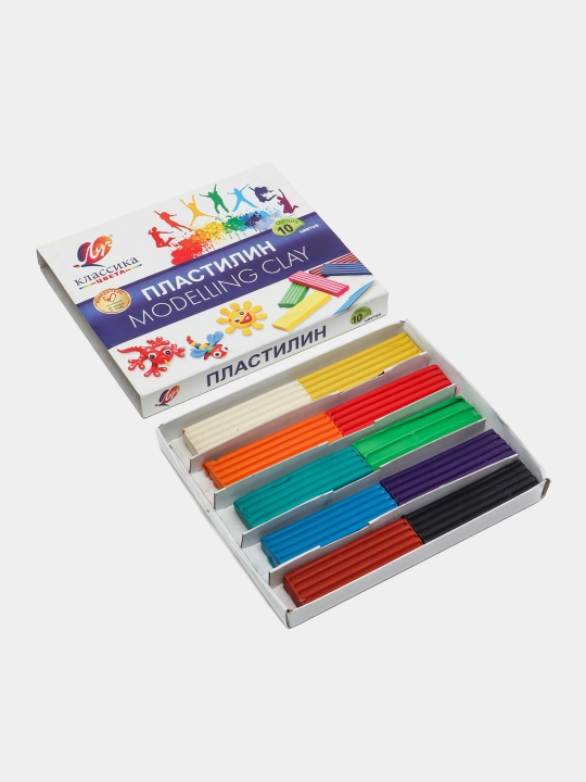 Классический пластилин для детей - Луч "Классика" 6, 8, 10, 12, 16, 18, 24, 32 и 40 цветов