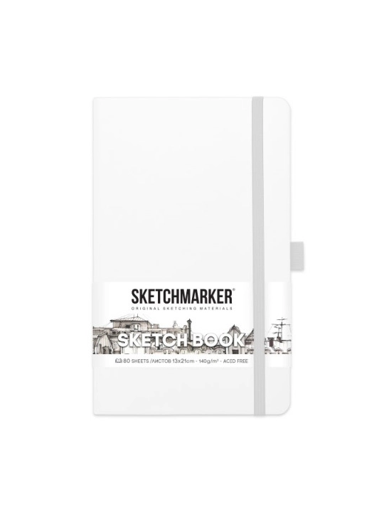 Eskiz kitobi Sketchmarker qattiq muqovali, 140 g/m2, 13x 21 sm, 80 varaq