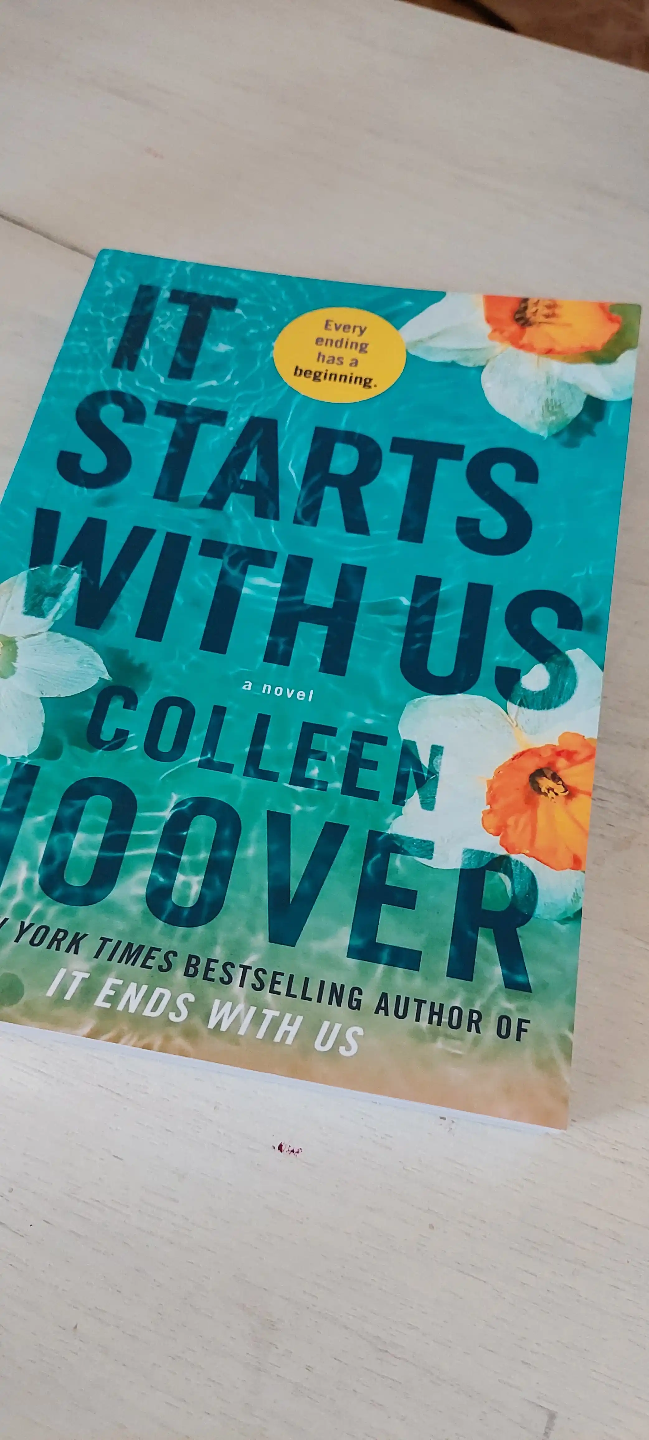 It starts with us, Colleen Hoover