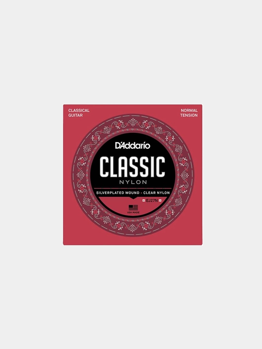 Комплекты классических нейлоновых струн D'ADDARIO EJ27N для гитары - 