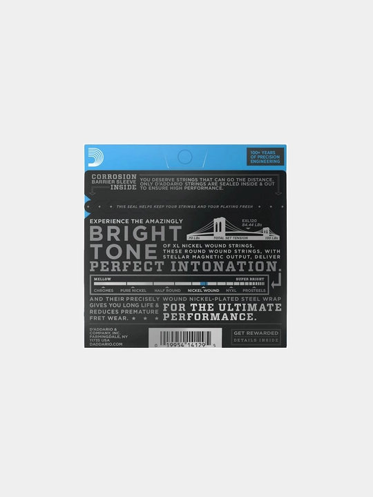 D'ADDARIO EXL120 - Струны для электрогитары Даддарио