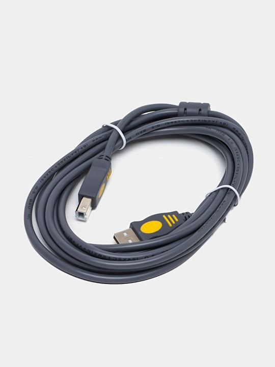 Кабель для принтера USB 2.0, для передачи данных, 1.5 м, 3 м, 5 м