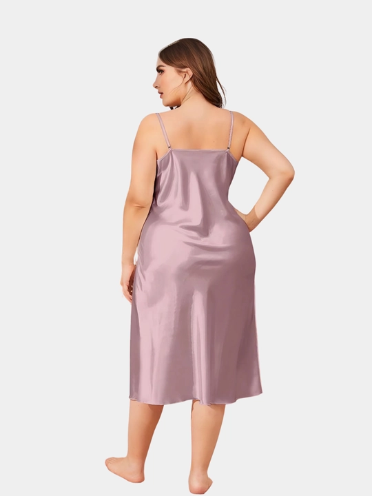 Ayollar ipakli tungi ko‘ylagi Kioko, katta o‘lchamli penyuар, uxlash uchun pijama