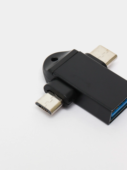 Kartrider, OTG, USB, adapter fleshka uchun, Type-C, Micro USB yoki USB OTG