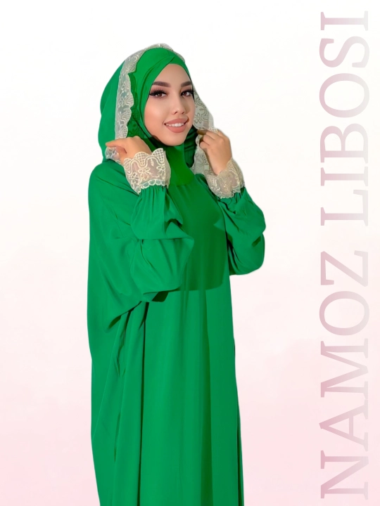 Ayollar uchun islomiy kiyim, abaya (namoz uchun)