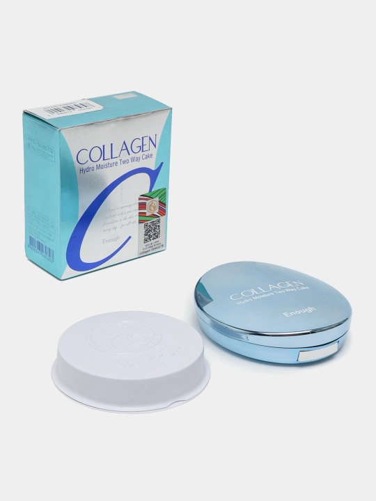 Пудра для лица с коллагеном Enough Collagen Hydro Moisture Two Way Cake - 
