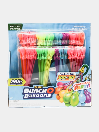 Zuru Bunch O Balloons тропическая вечеринка набор шаров 265 шт