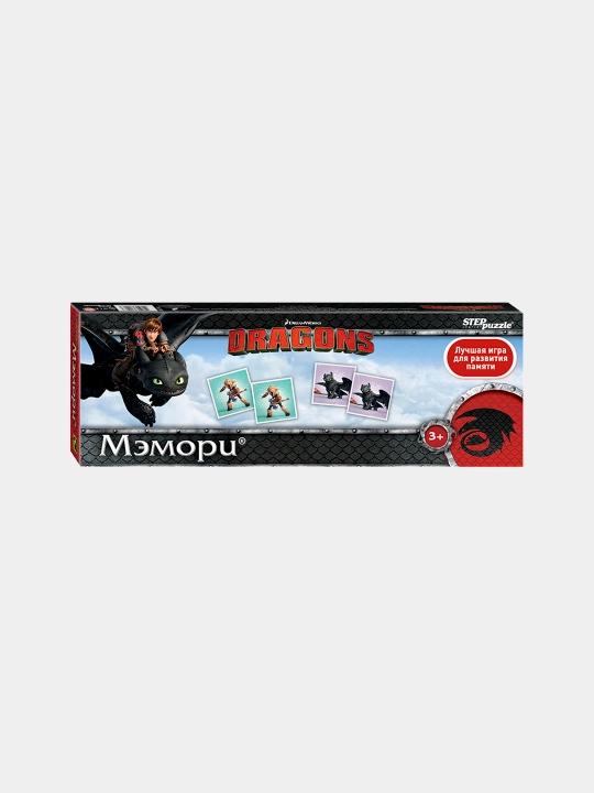 Stol o'yini Step puzzle Memori Ajdarlar DreamWorks 80206