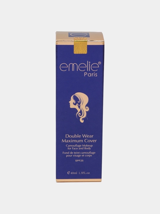 Tonal krem, emelie SPF 25 makiyaj asosi, namlantiruvchi, xira tusli, 45 ml