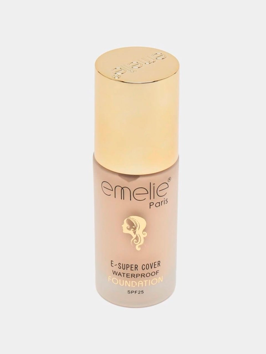 Tonal krem, Emelie, SPF 25 yuz bazasi, namlovchi, mat ohang, 45 ml - 