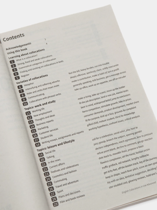 English Collocations in USE. Руководство по изучению английского языка
